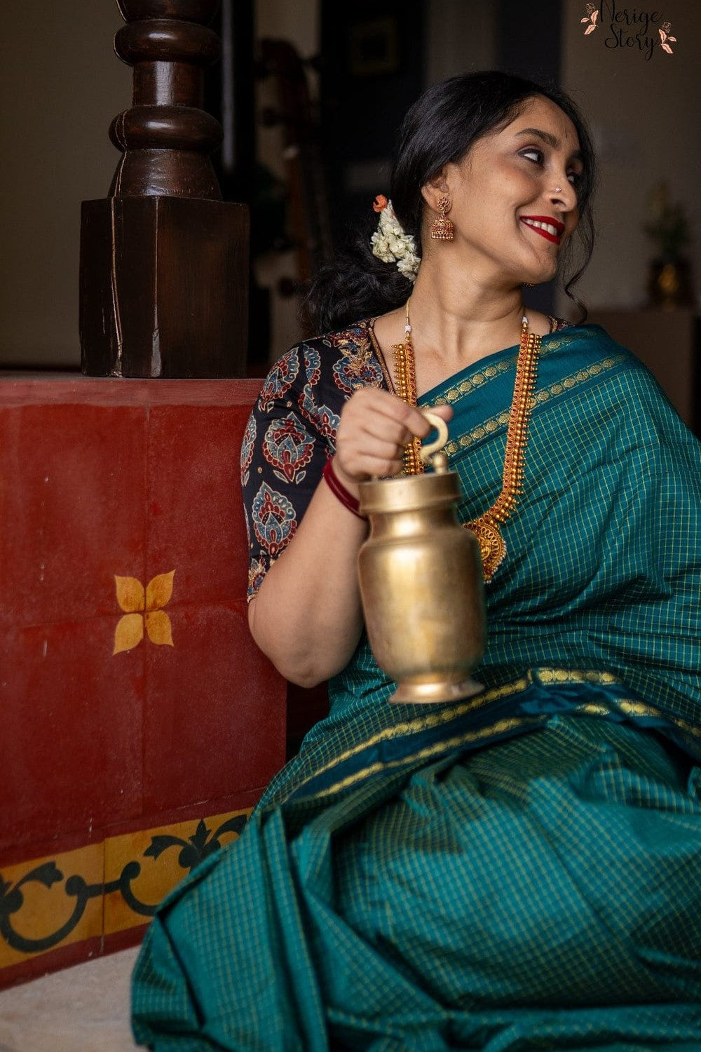 Premium Arani Checked Cotton Sarees
