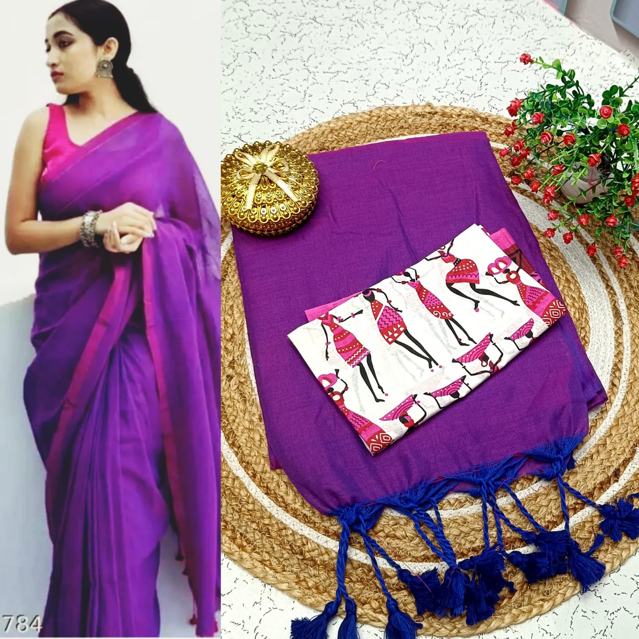 Khadi Cotton Sarees