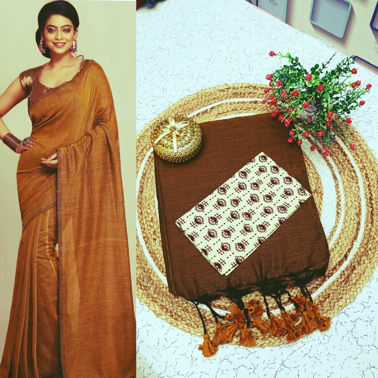 Khadi Cotton Sarees