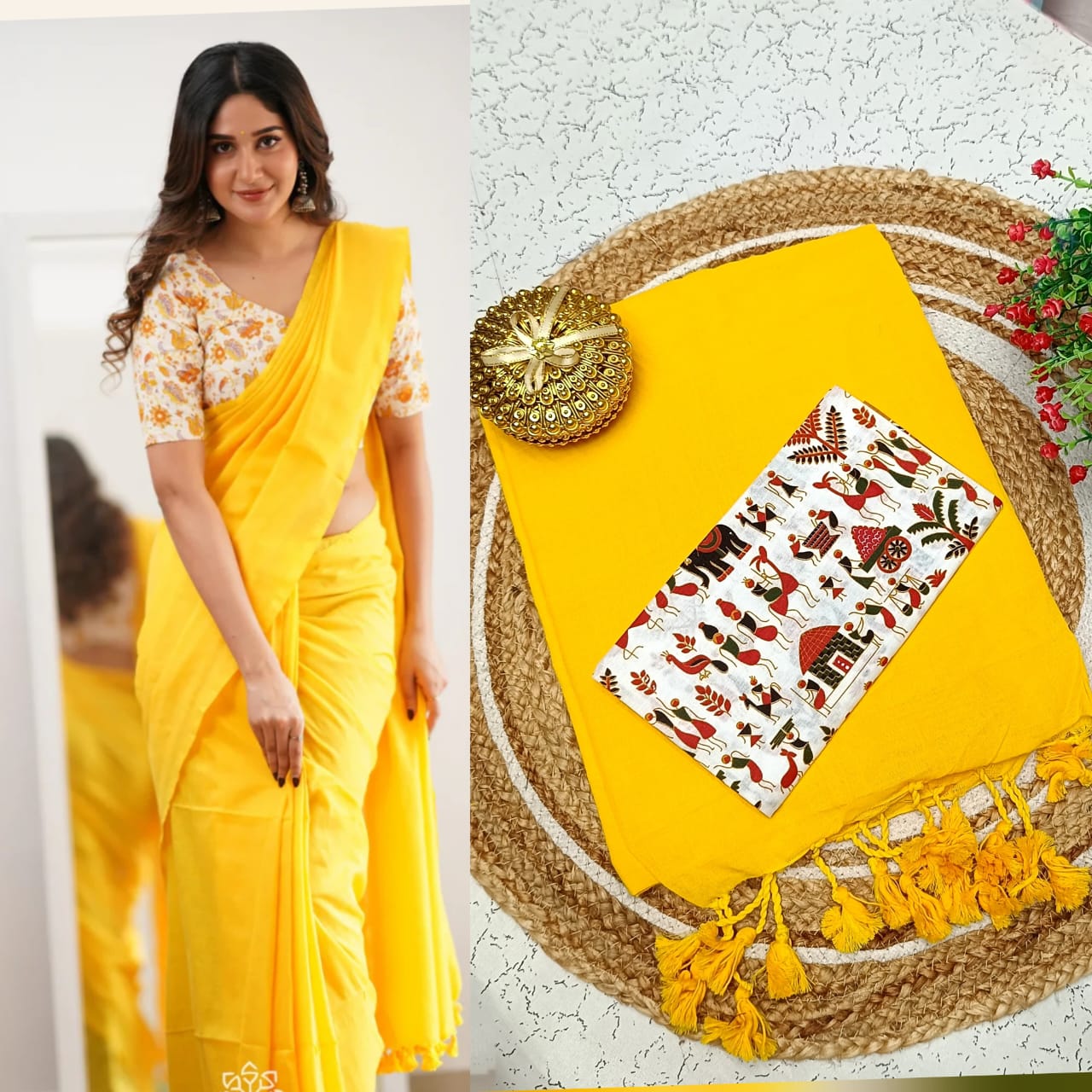 Khadi Cotton Sarees