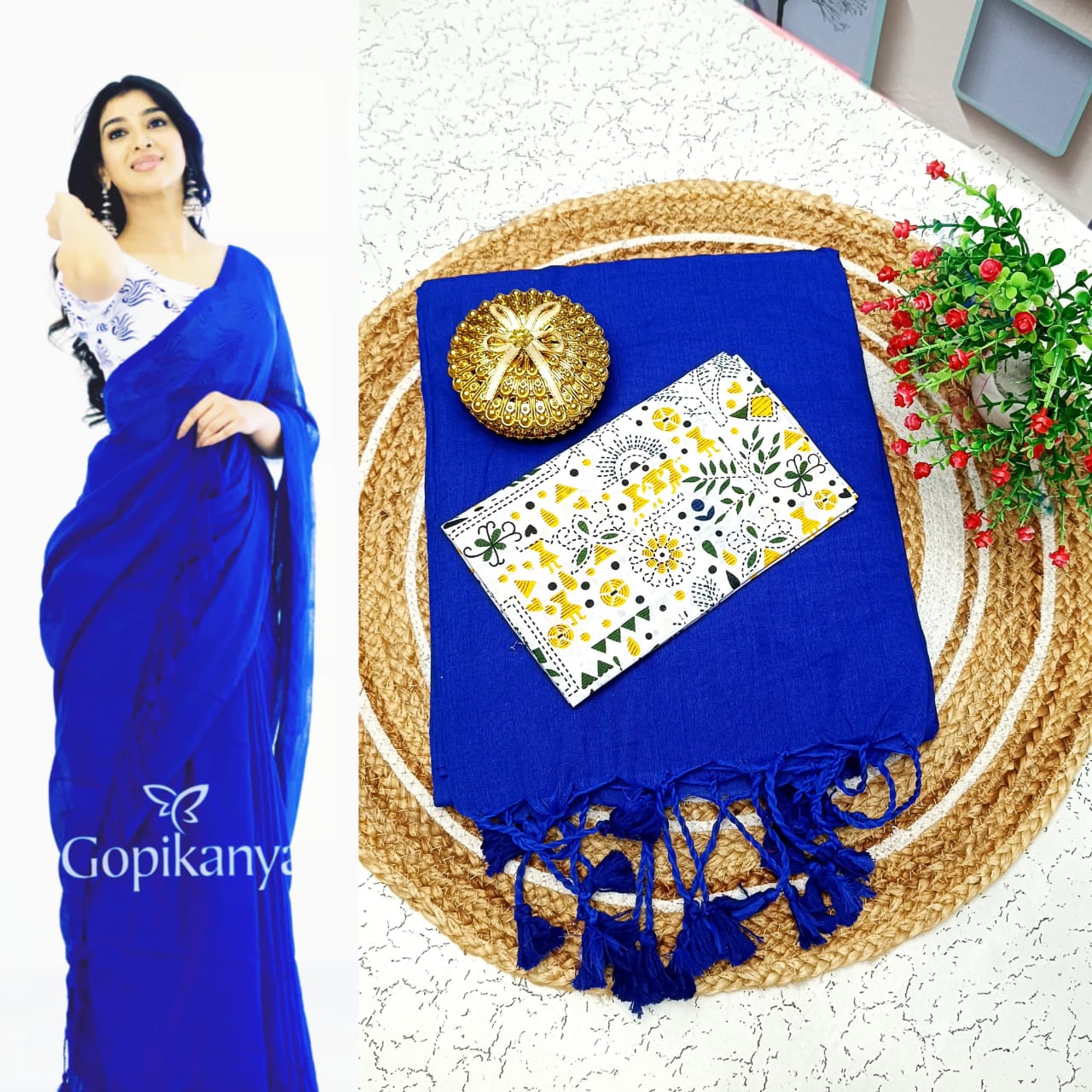 Khadi Cotton Sarees