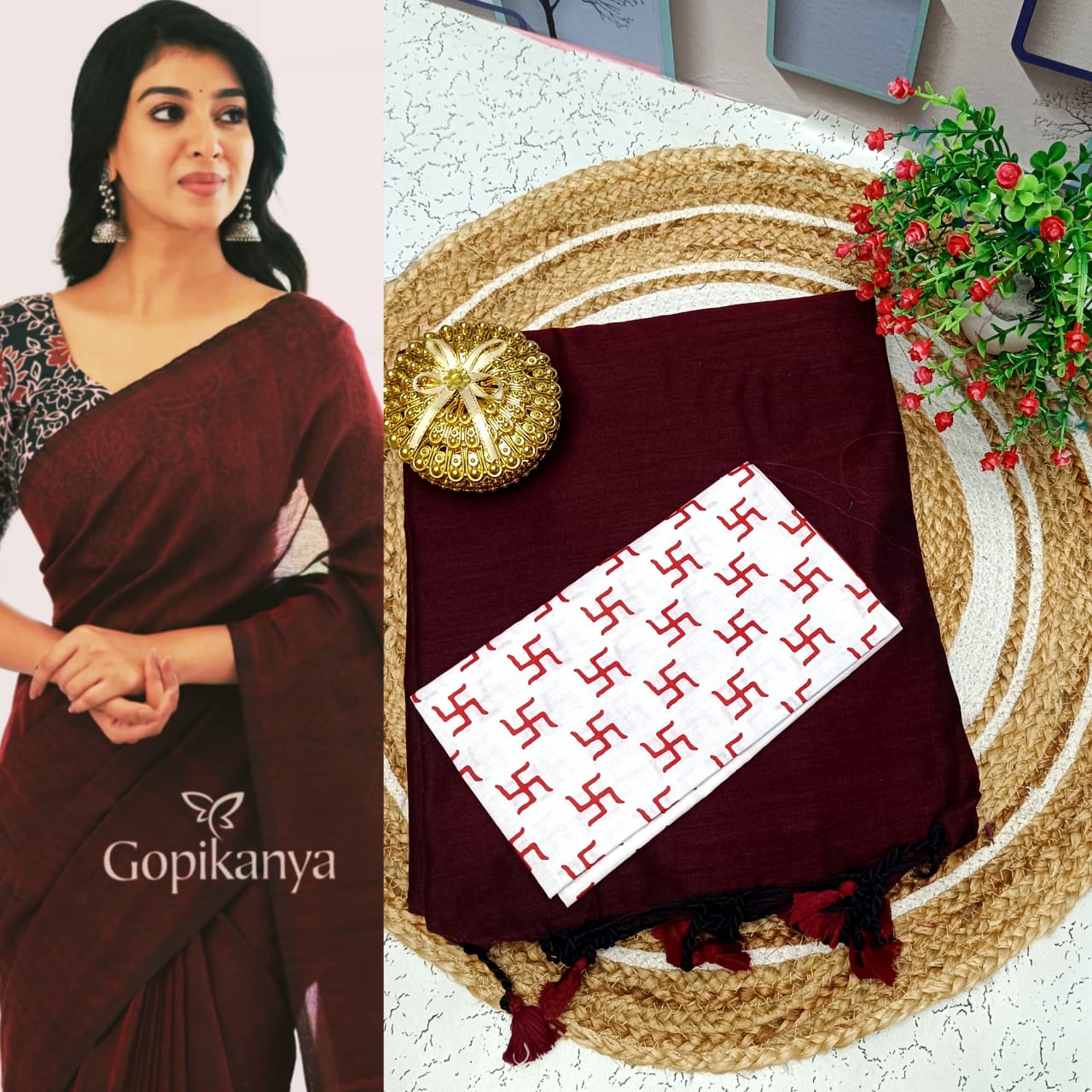 Khadi Cotton Sarees