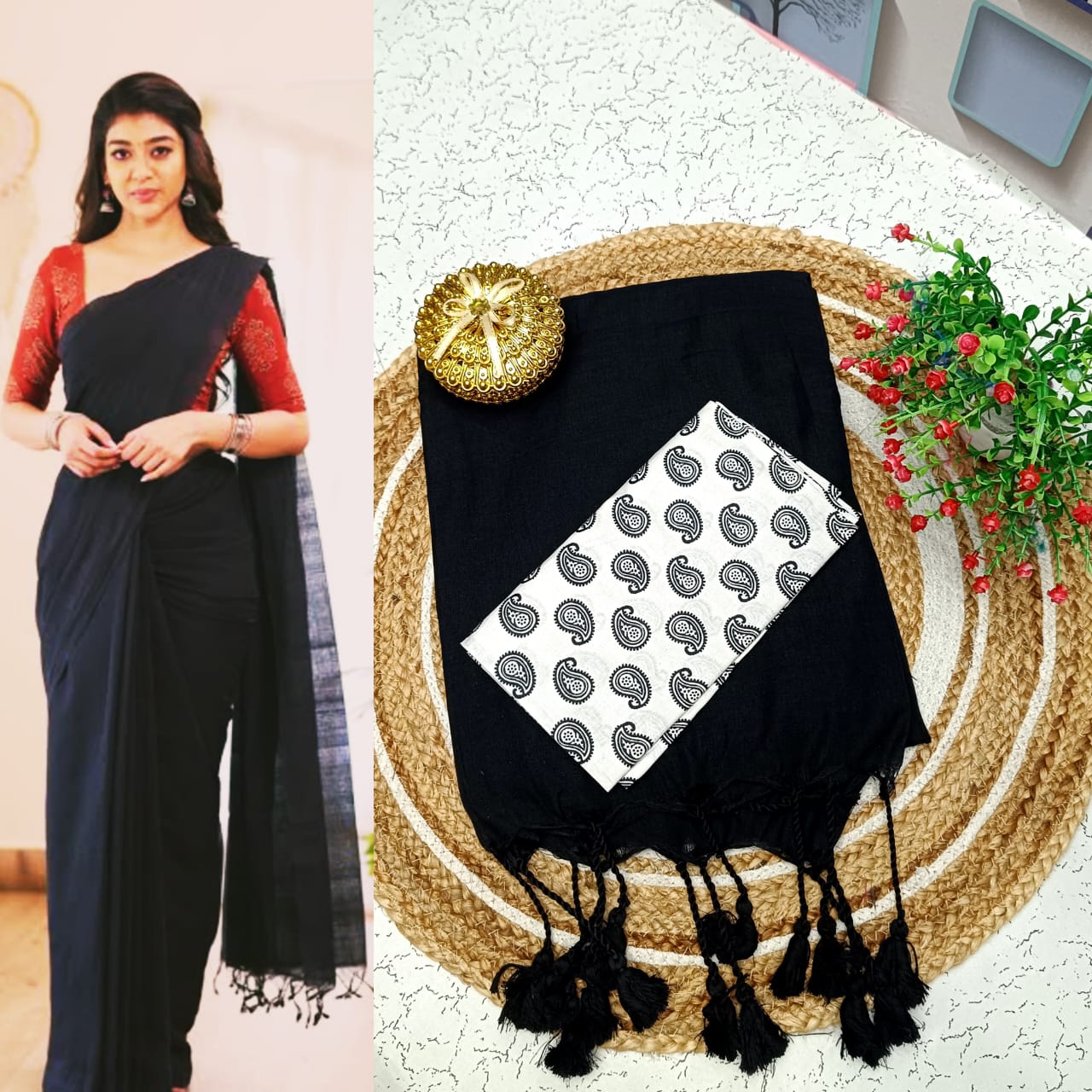Khadi Cotton Sarees