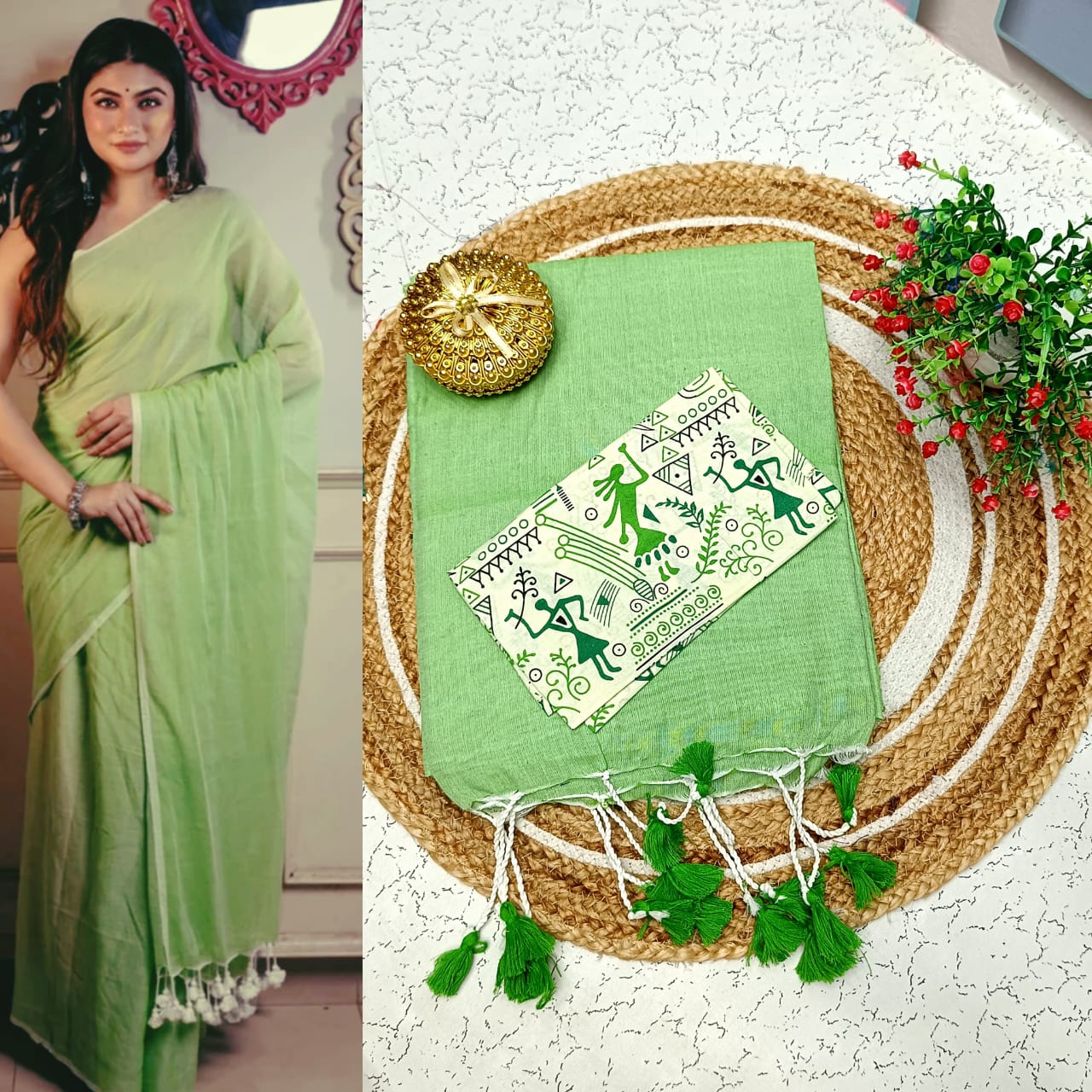 Khadi Cotton Sarees