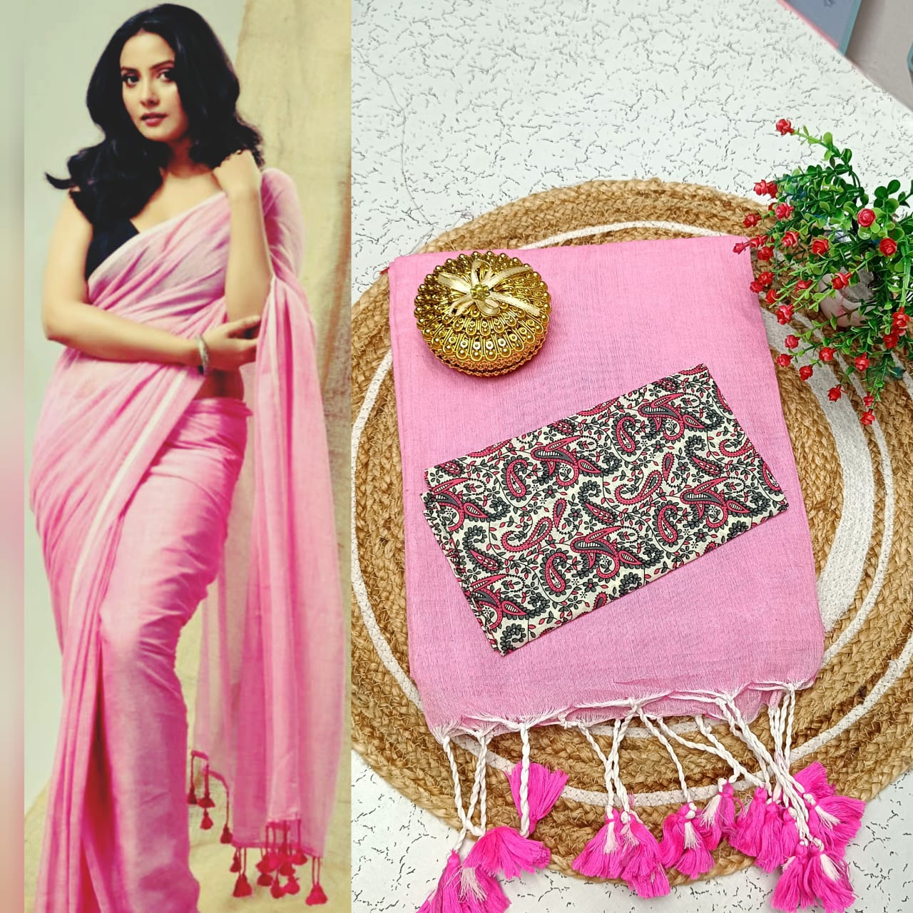 Khadi Cotton Sarees