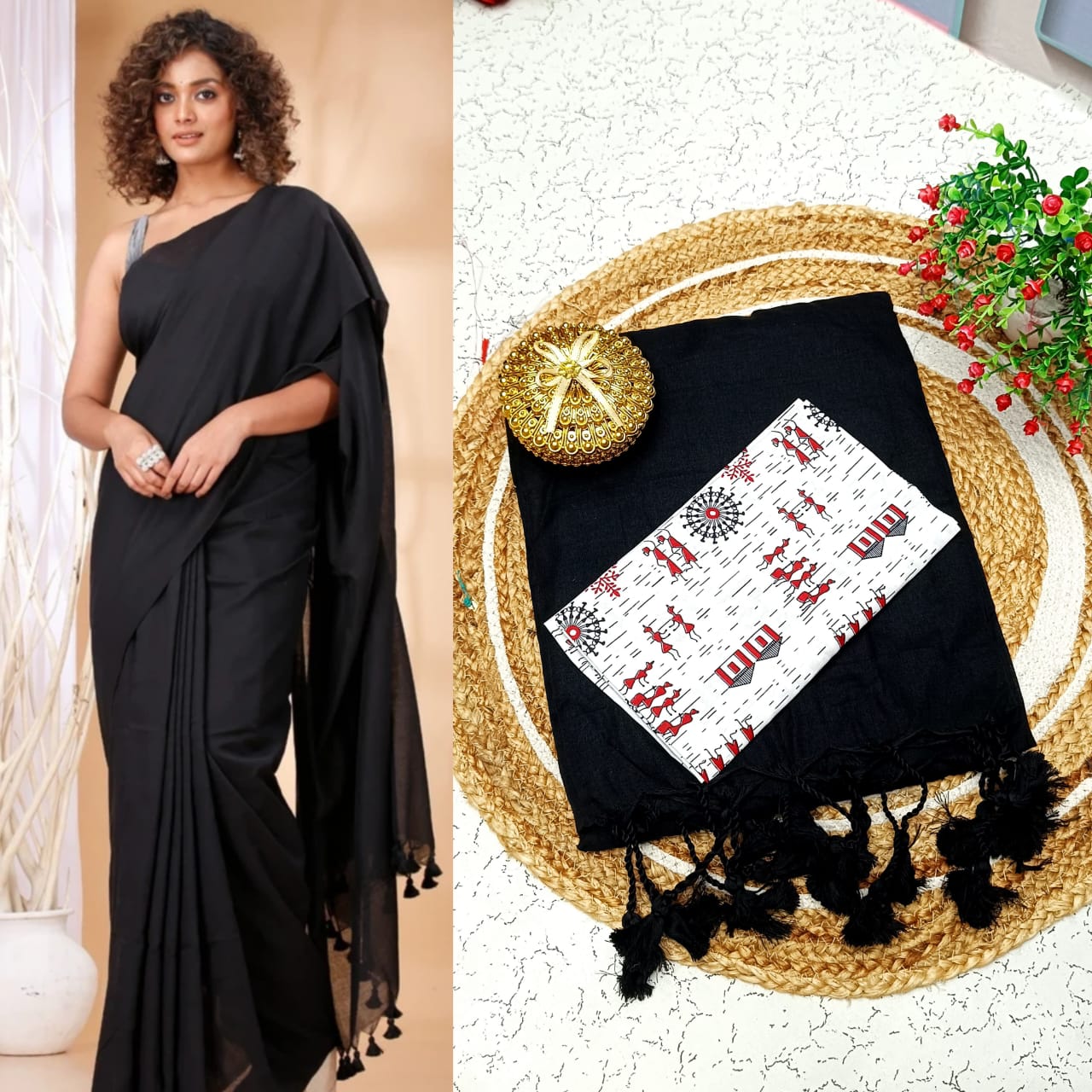 Khadi Cotton Sarees