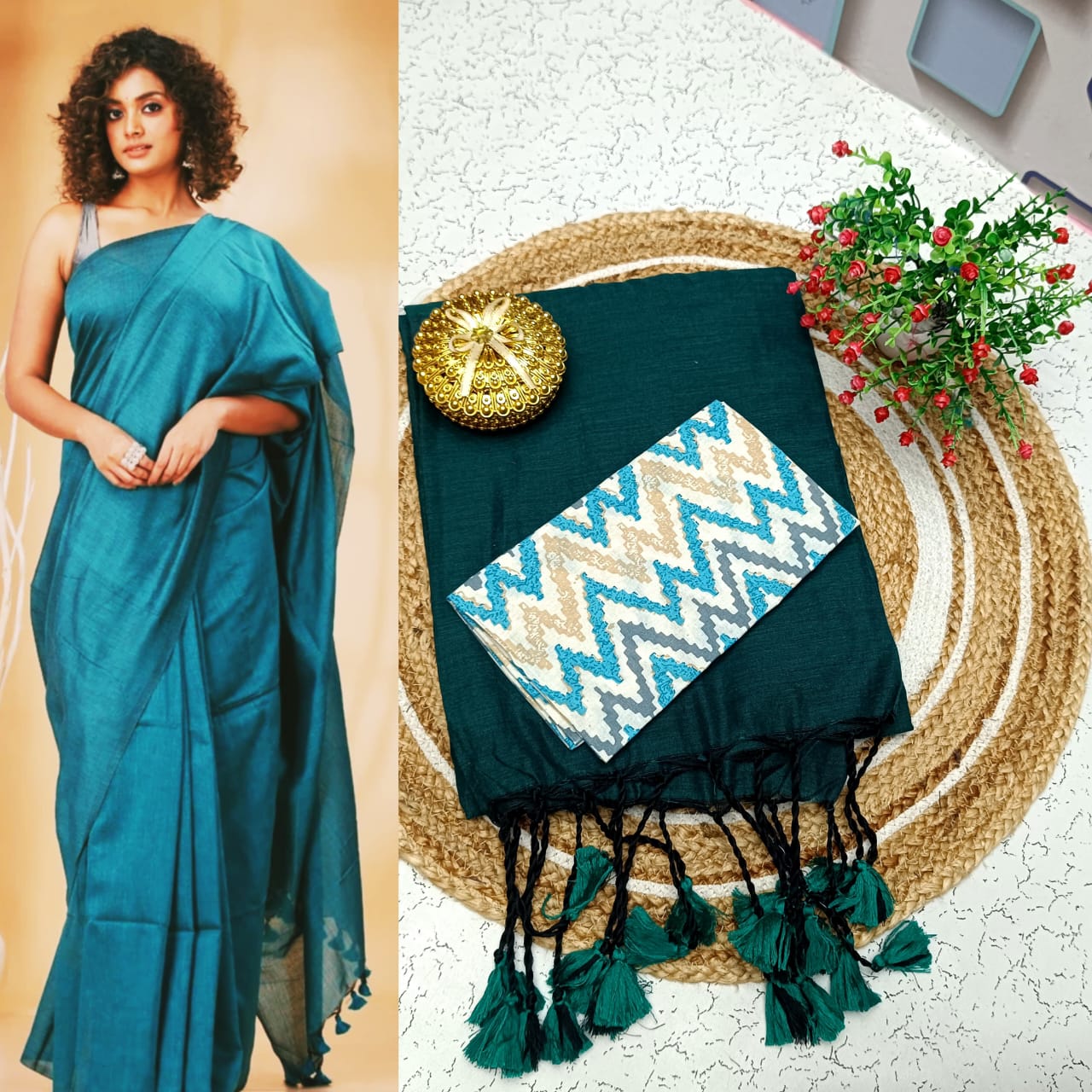 Khadi Cotton Sarees