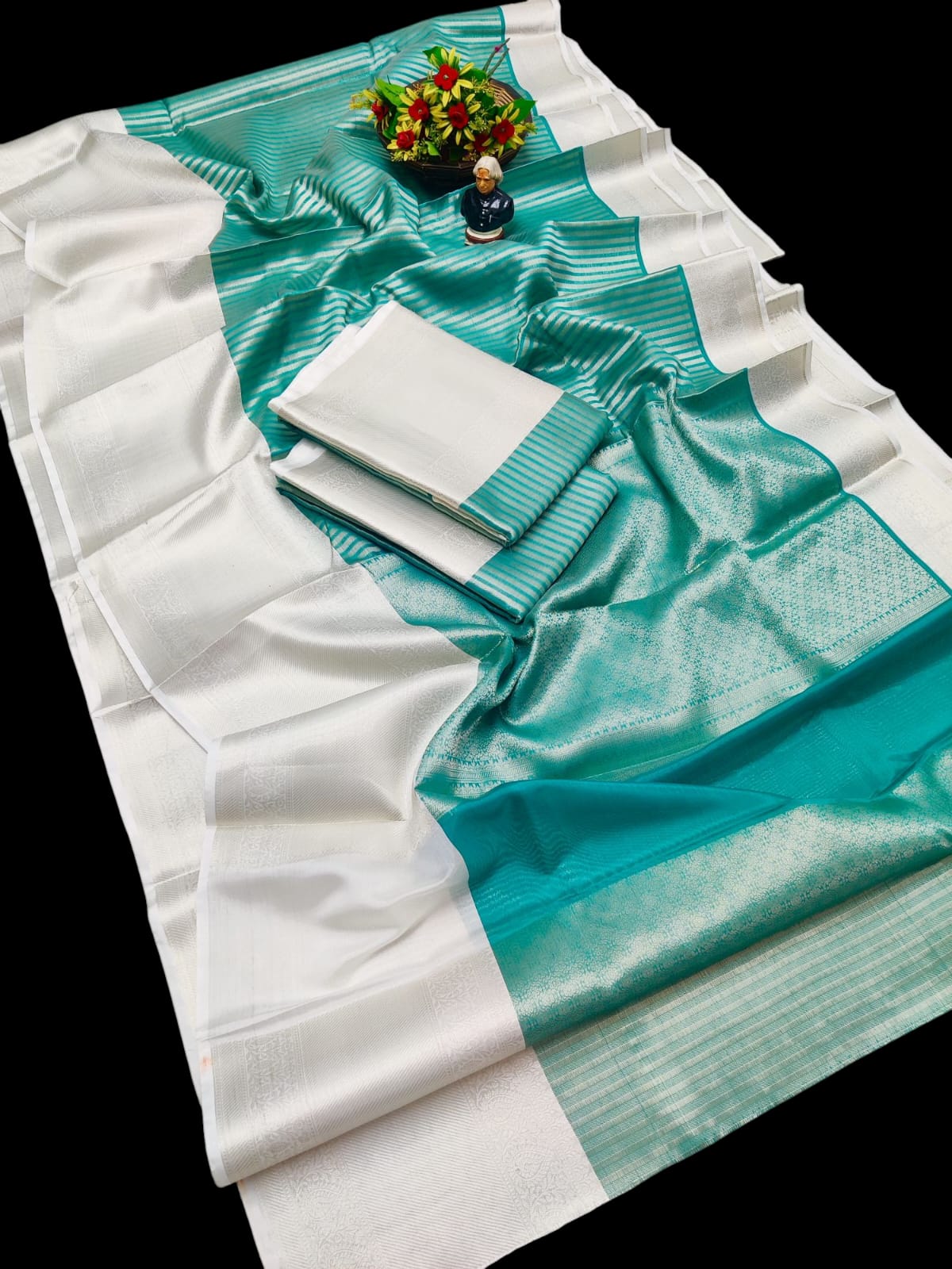 Banarasi Soft Tissue Silk Sarees Gold