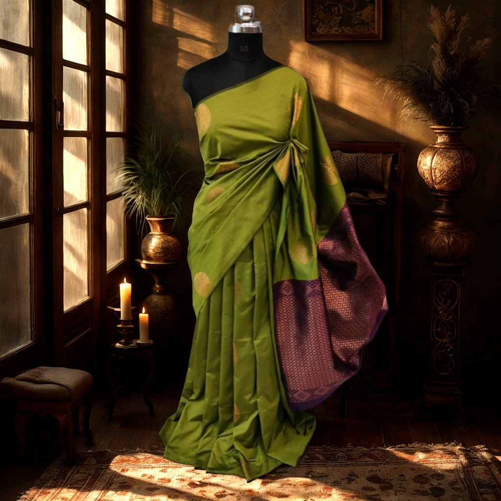 Soft Silk Sarees Earthy