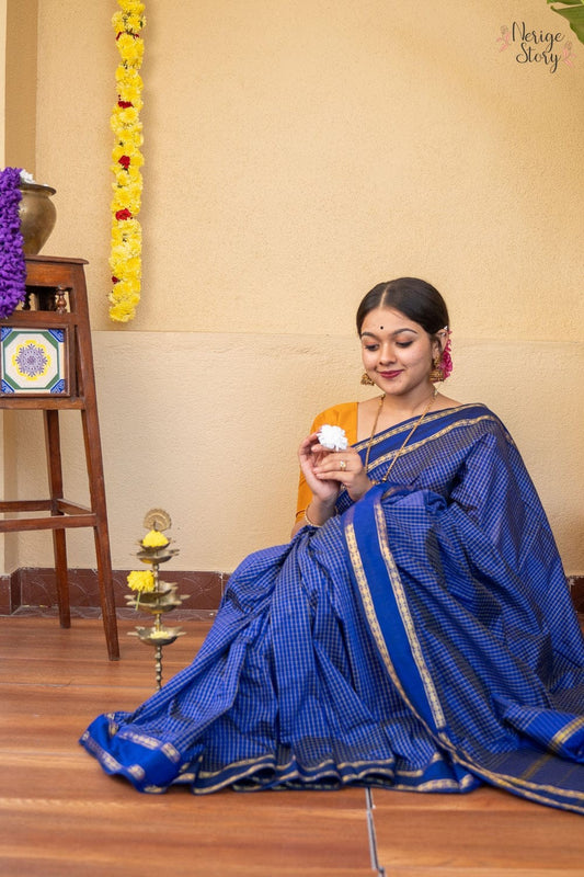 Premium Arani Checked Cotton Sarees